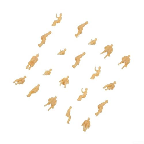 Aprilsunnyzone Set mit 100 unlackierten Miniatur-Figuren (3 cm) zur Verschönerung Ihrer Modelleisenbahnen von Aprilsunnyzone