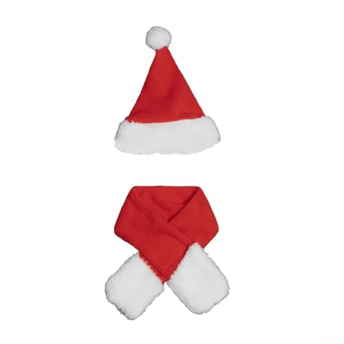 Aprilsunnyzone Veranda Gans Weihnachten Kleidung Set 23 Zoll Rot Urlaub Hut Schal Festlich Outdoor Garten Dekoration Saisonale Kostüm Zubehör von Aprilsunnyzone