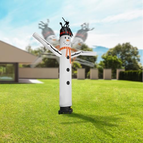 Apriltop 550W 230V Aufblasbarer Schlauchmann, 300 cm Höhe, Werbelufttänzer, aus 210D Oxford Gewebe und Kunststoff, Schutzart IP24 und Wasserdichtigkeit IPX4, Schnelle Wärmeableitung von Apriltop