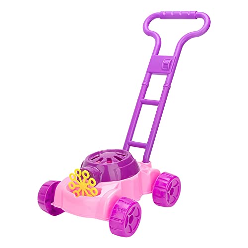 Apritsce Seifenblasen Rasenmäher für Kinder, Seifenblasenmaschine Kinder, Bubble Machine, Seifenblasen Maschine Sommer Gartenspielzeug Outdoor Spielzeug ab 1 2 3 Jahre von Apritsce