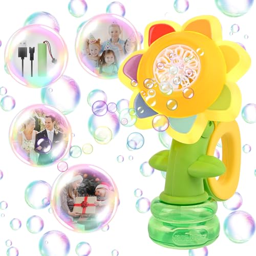Apritsce Seifenblasenmaschine, Automatische Blasenmacher, Seifenblasenpistole für Kinder Outdoor Garten Spielzeug, Bubble Machine für Hochzeit Geburtstag Party Apritsce Seifenblasenmaschine, Automatische Blasenmacher, Seifenblasenpistole für Kinder Outdoor Garten Spielzeug, Bubble Machine für Hochzeit Geburtstag Party von Apritsce