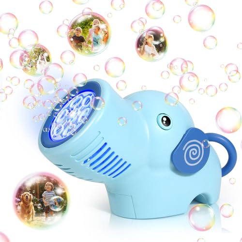 Apritsce Seifenblasenmaschine, Elefanten Automatische Blasenmacher, Seifenblasenpistole für Kinder Outdoor Garten Spielzeug, Bubble Machine für Hochzeit Geburtstag Party Apritsce Seifenblasenmaschine, Elefanten Automatische Blasenmacher, Seifenblasenpistole für Kinder Outdoor Garten Spielzeug, Bubble Machine für Hochzeit Geburtstag Party von Apritsce