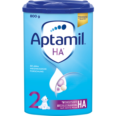 Aptamil Folgemilch HA 2 mit hydrolisiertem Eiweiß 800 g nach dem 6. Monat von Aptamil
