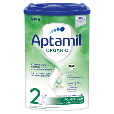 Aptamil Folgemlich 2 Organic 800g nach dem 6. Monat von Aptamil