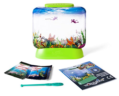Aqua Dragons |Sea Friends Colour Adventure | Educational STEM Toy, Aquarium Set, Grow an Easy Pet for Kids - Inklusive Tank, Futter, Eier, Löffel & Pipette- Surprise Colour - Gelb / Pink / Grün / Blau von Aqua Dragons