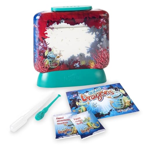 Aqua Dragons | Underwater World Discovery Kit | Educational STEM Toy, Aquarium Set, Grow an Easy Pet for Kids - Inklusive Tank, Futter, Eier, Löffel & Pipette zum Füttern, 6 bis 99 Jahre alt Aqua Dragons | Underwater World Discovery Kit | Educational STEM Toy, Aquarium Set, Grow an Easy Pet for Kids - Inklusive Tank, Futter, Eier, Löffel & Pipette zum Füttern, 6 bis 99 Jahre alt von Aqua Dragons