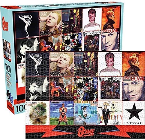 Licensed 65330 David Bowie Albums 1000 Piece Jigsaw Puzzle, Multi-Colored von AQUARIUS