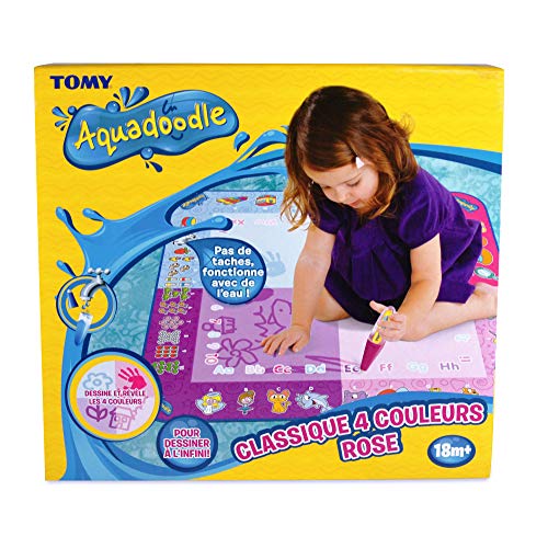 AquaDoodle, Zeichenblock, zum Kritzeln auf Wasserbasis, offizielles Tomy-Zeichenbrett zum Malen & Zeichnen auf Wasserbasis, geeignet für Kleinkinder und Kinder ab 18 Monaten von AquaDoodle