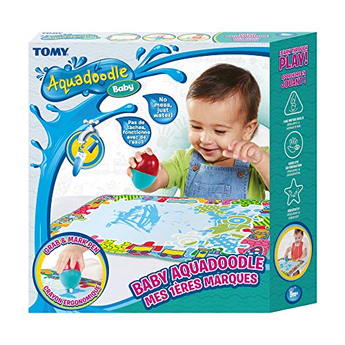 Aquadoodle Baby Water Doodle Mat, Official Tomy No Mess Colouring & Drawing Game, Baby Water Mat Suitable for Babies, Boys & Girls from 9 Months, 1, 2, 3 + Year Olds von AquaDoodle