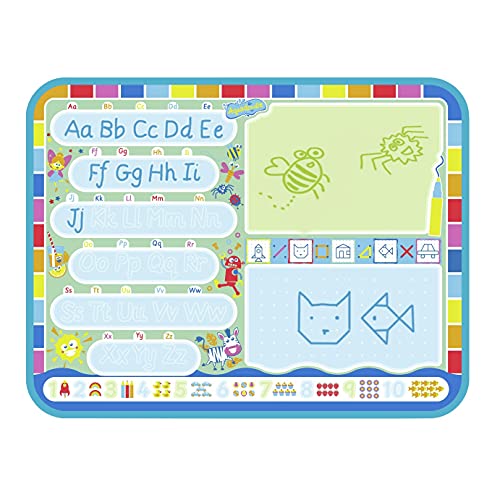 Aquadoodle My ABC Doodle Large Water Doodle Mat, Official Tomy No Mess Colouring & Drawing Game, Suitable for Toddlers and Children Aged 3, 4 & 5 + Aquadoodle My ABC Doodle Large Water Doodle Mat, Official Tomy No Mess Colouring & Drawing Game, Suitable for Toddlers and Children Aged 3, 4 & 5 + von AquaDoodle