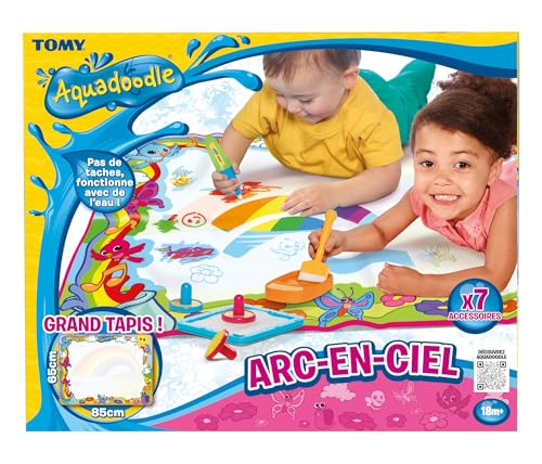 TOMY Aquadoodle, Zeichenblock, zum Kritzeln auf Wasserbasis, offizielles Zeichenbrett zum Malen & Zeichnen auf Wasserbasis, geeignet für Kleinkinder und Kinder ab 18 Monaten von AquaDoodle