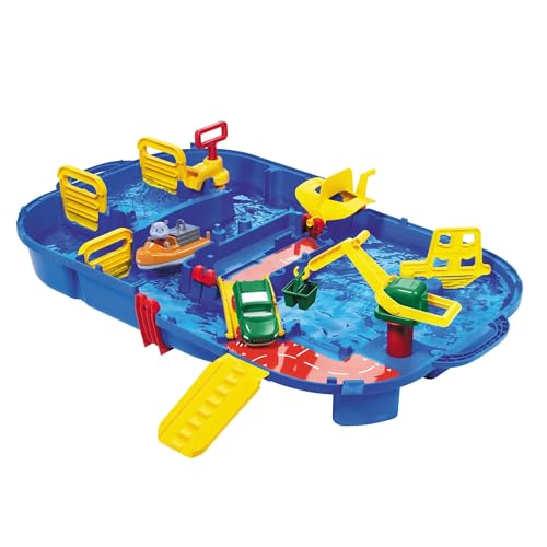 Aquaplay 8700001516 - Wasserbahn Set "Schleusenbox", 27-teilig von AquaPlay