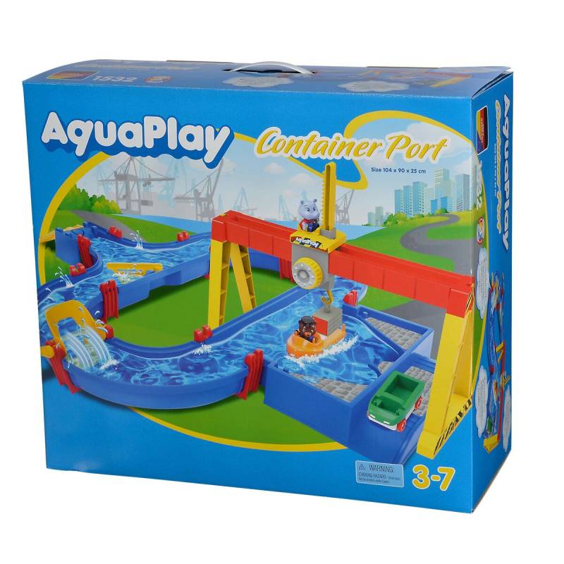Rundkurs AquaPlay Port a Container + 3 jahre Wasserspielzeug von AquaPlay
