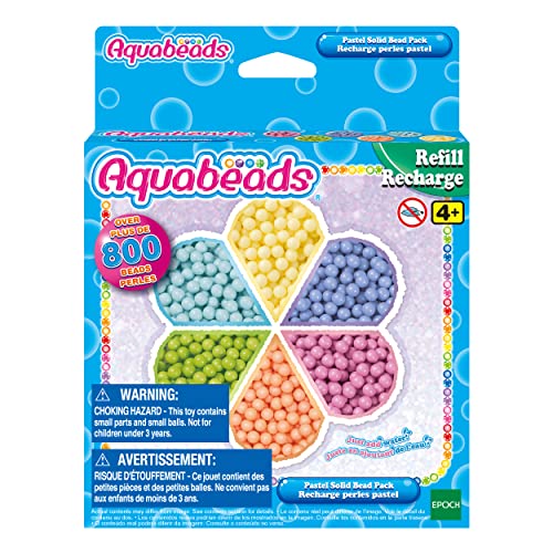 Aquabeads 31505 Pastell Perlen - Nachfüllset Nachfüllpack von Aquabeads