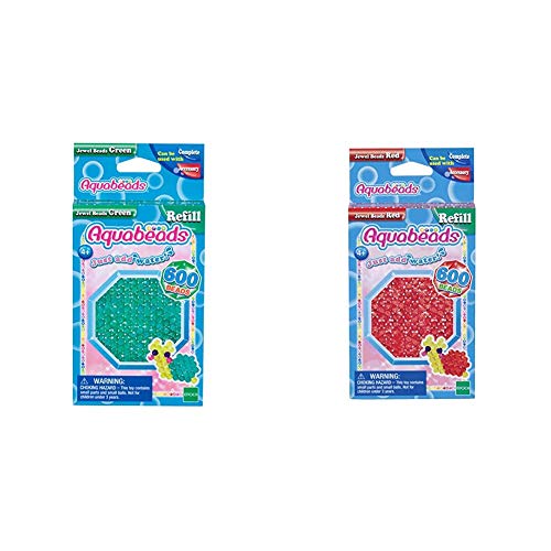 Aquabeads 32698 Glitzerperlen Bastelperlen nachfüllen grün & 32668 Glitzerperlen Bastelperlen nachfüllen rot Aquabeads 32698 Glitzerperlen Bastelperlen nachfüllen grün & 32668 Glitzerperlen Bastelperlen nachfüllen rot von Aquabeads
