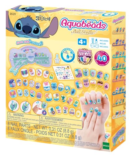 Aquabeads - 35121 Stitch Nail Designer Kit - Arts & Crafts Bead Activity Toy von Aquabeads
