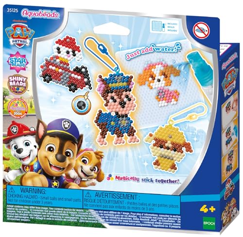 Aquabeads - 35125 Paw Patrol Keychain Craft Kit - Arts & Crafts Bead Activity Toy von Aquabeads
