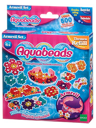 Aquabeads 79918 Armreif Set - Bastelset Themen Nachfüllset, 500 Perlen von Aquabeads