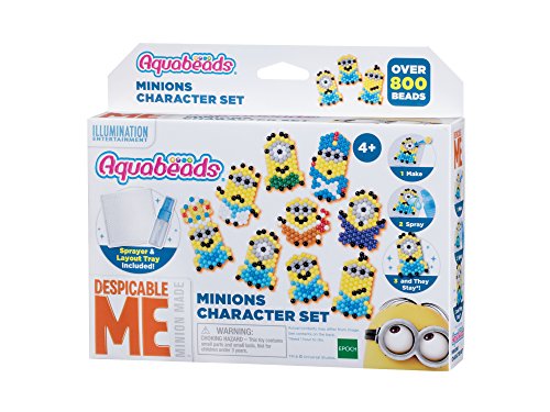 Aquabeads Epoch Traumwiesen 30538 Minions Figurenset Bastelset für Kinder von Aquabeads