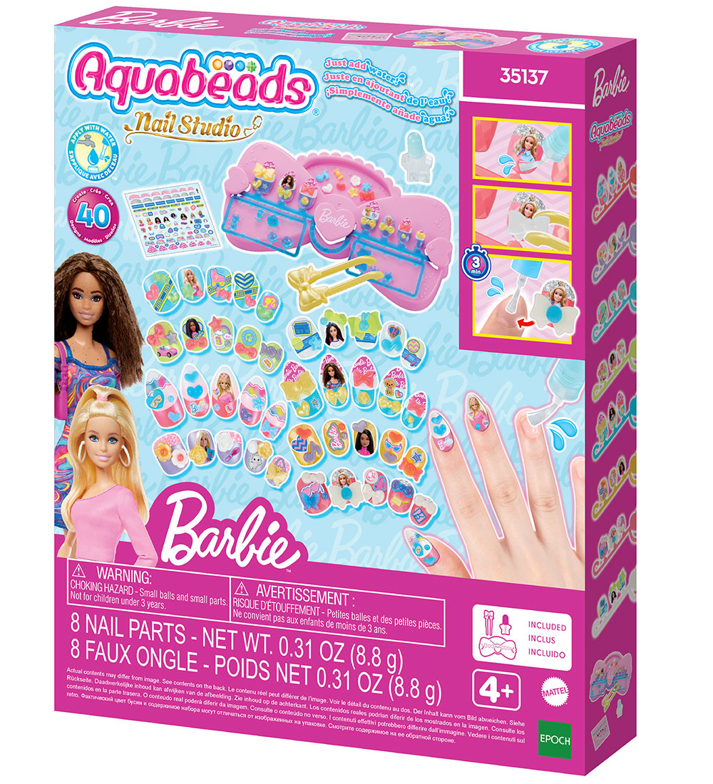 Aquabeads Nagelset - Barbie - Nageldesignerin - Aquabeads - One Size - Kreatives Spielset von Aquabeads