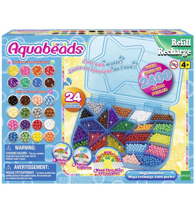Aquabeads Perlen - 2400+ st. - MEGA Perlenset - Mehrfarbig - Aquabeads - One Size - Perlen Aquabeads Perlen - 2400+ st. - MEGA Perlenset - Mehrfarbig - Aquabeads - One Size - Perlen von Aquabeads