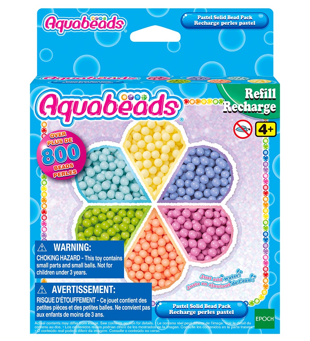 Aquabeads Perlen - 800+ st. - Pastel Solid Perlenpaket - Aquabeads - One Size - Perlen Aquabeads Perlen - 800+ st. - Pastel Solid Perlenpaket - Aquabeads - One Size - Perlen von Aquabeads