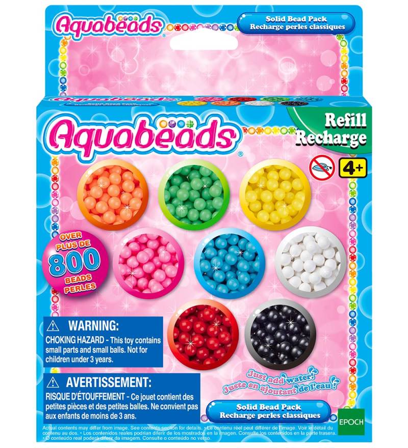 Aquabeads Perlen - 800+ st. - Solid Perlenpaket - Mehrfarbig - Aquabeads - One Size - Perlen Aquabeads Perlen - 800+ st. - Solid Perlenpaket - Mehrfarbig - Aquabeads - One Size - Perlen von Aquabeads