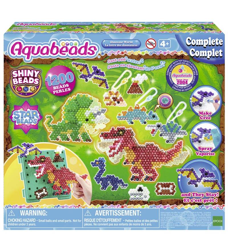 Aquabeads Perlenset - 1200+ st. - Dinosaur World - Aquabeads - One Size - Perlen Aquabeads Perlenset - 1200+ st. - Dinosaur World - Aquabeads - One Size - Perlen von Aquabeads