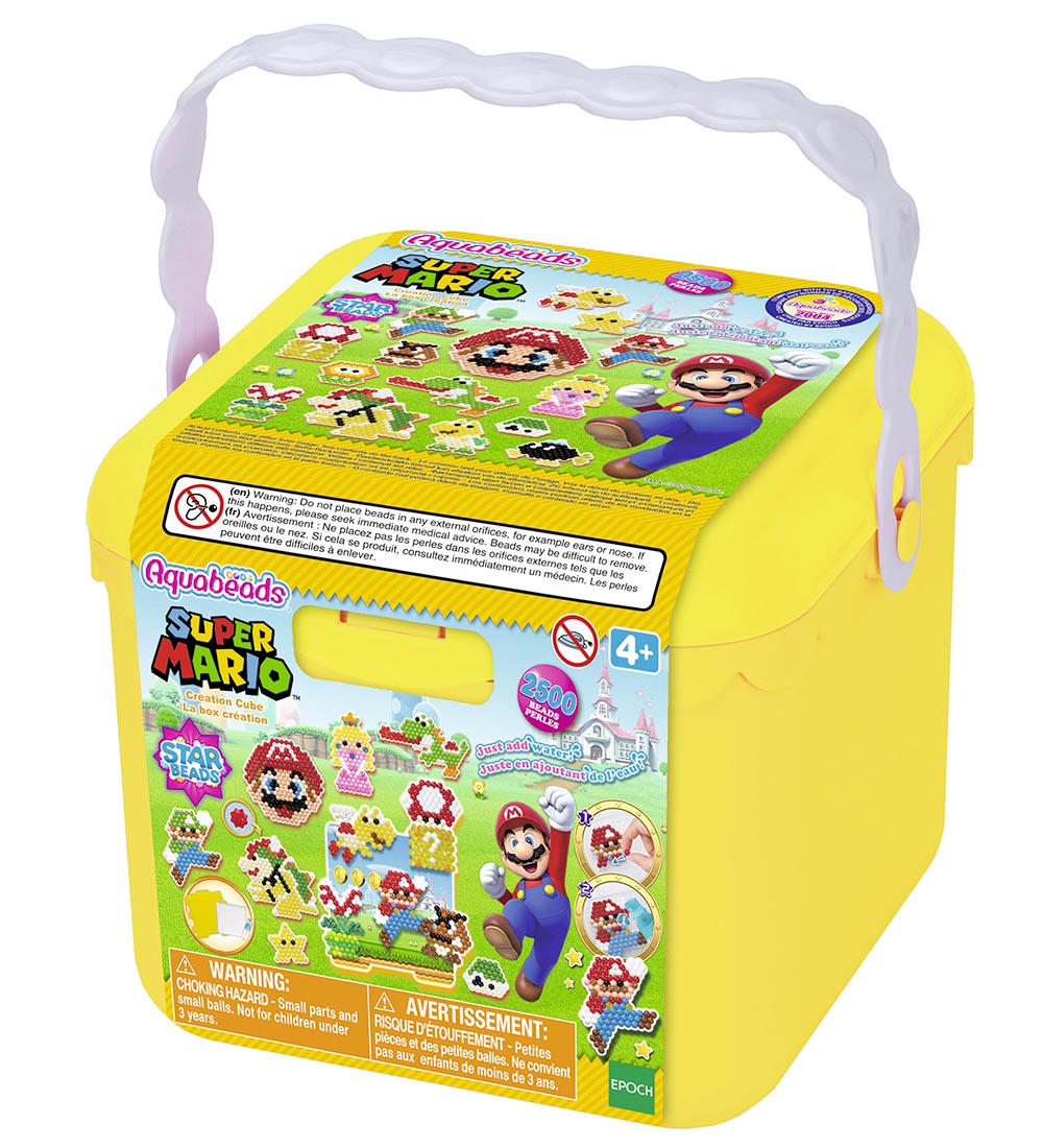 Aquabeads Perlenset - 2500+ st. - Super Mario Creation Cube - Aquabeads - One Size - Perlen Aquabeads Perlenset - 2500+ st. - Super Mario Creation Cube - Aquabeads - One Size - Perlen von Aquabeads