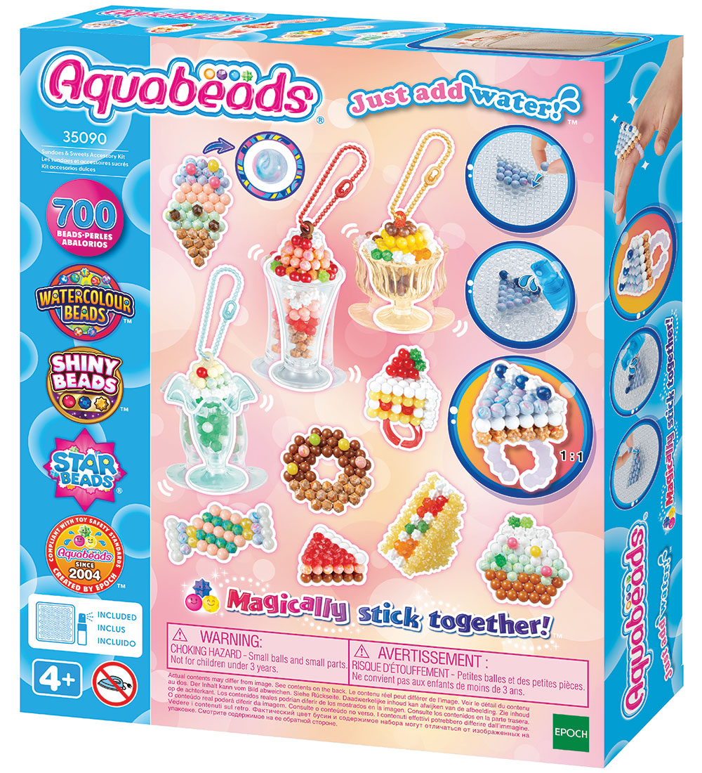 Aquabeads Perlenset - 700 st. - Eisbecher & Süßigkeiten - Aquabeads - One Size - Perlen Aquabeads Perlenset - 700 st. - Eisbecher & Süßigkeiten - Aquabeads - One Size - Perlen von Aquabeads