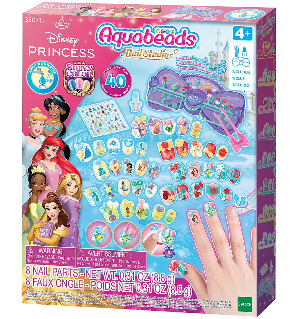 Aquabeads Perlenset - Nagelstudio - Disney Princess - Aquabeads - One Size - Perlen von Aquabeads