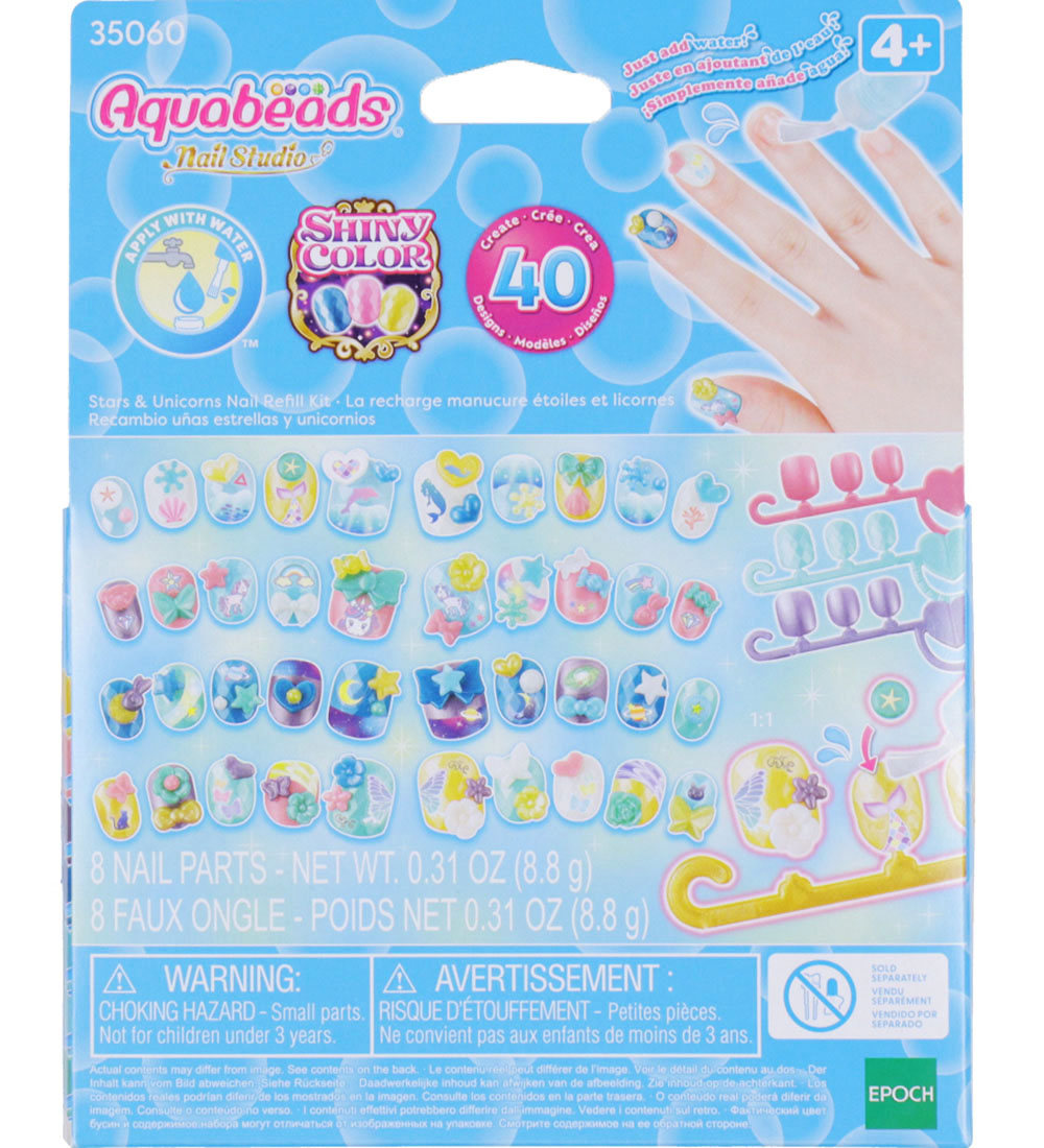 Aquabeads Perlenset - Nagelstudio - Stars & Unicorns Nail Refill - Aquabeads - One Size - Perlen Aquabeads Perlenset - Nagelstudio - Stars & Unicorns Nail Refill - Aquabeads - One Size - Perlen von Aquabeads