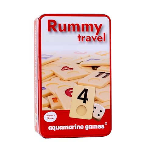 Aquamarine Games DO003 - Reise-Rummy für 4 Spieler, ab 7 Jahren. von Aquamarine Games