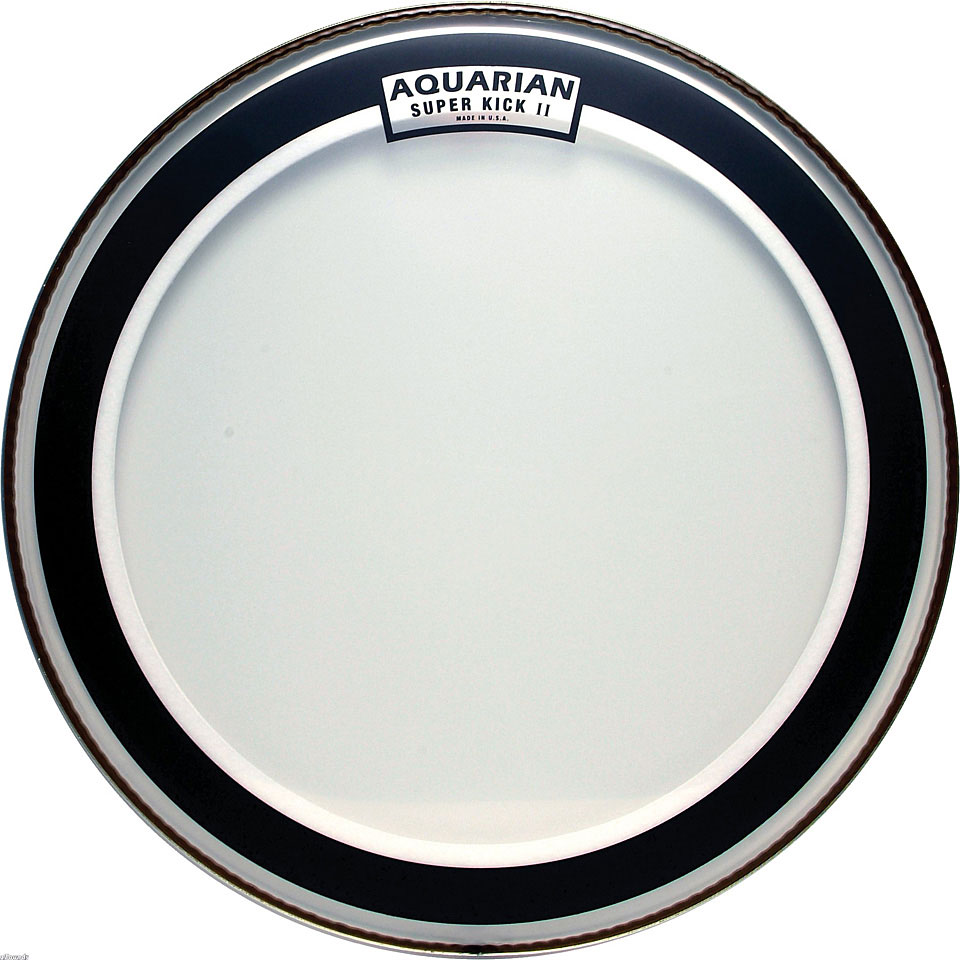 Aquarian Super Kick 2 SKII22 22" Clear Bass Drum Head Bass-Drum-Fell Aquarian Super Kick 2 SKII22 22" Clear Bass Drum Head Bass-Drum-Fell von Aquarian