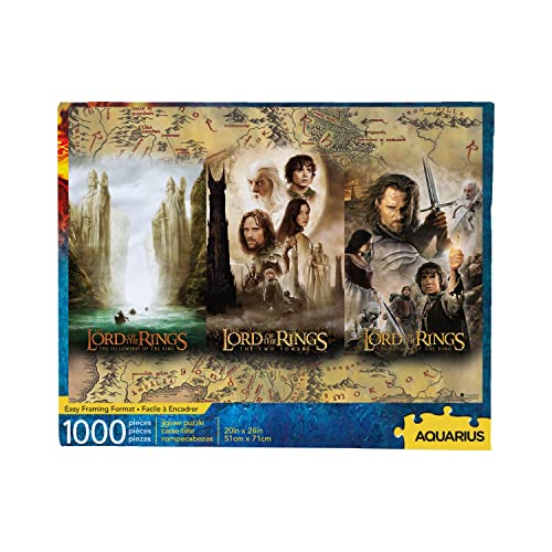 Aquarius 65369 Lord of The Rings Puzzle, Mehrfarbig von AQUARIUS