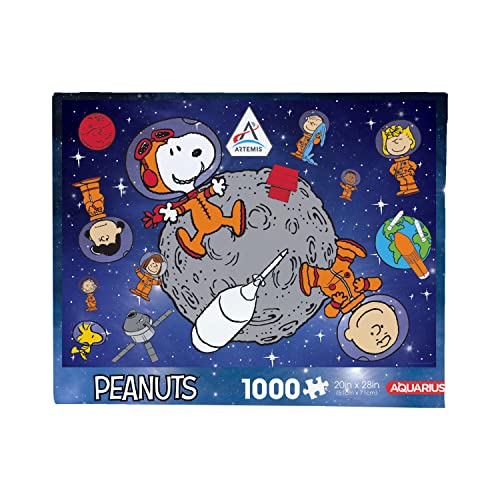 AQUARIUS Peanuts Artemis Puzzle (1000 Teile Puzzle) blendfrei pr zise Passform praktisch kein Puzzlestaub offiziell lizenzierte Peanuts Merchandise & Sammlerst cke 50,8 x 71,1 cm von AQUARIUS