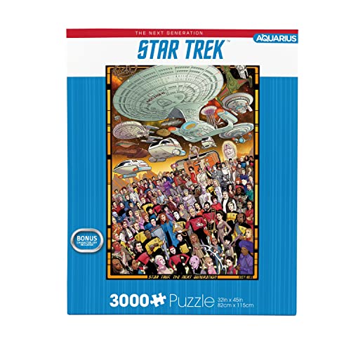 Aquarius Star Trek Next Gen Puzzle (3000 Piece Jigsaw Puzzle) - Officially Licensed Star Trek Merchandise & Collectibles - Glare Free - Precision Fit - Virtually No Puzzle Dust - 32 x 45 Inches von AQUARIUS