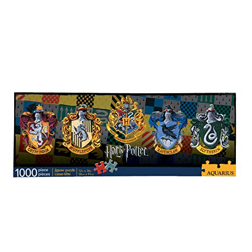 AQUARIUS 73029 Harry Potter-Crests 1000 Piece Slim Jigsaw Puzzle, Multi-Colored von AQUARIUS