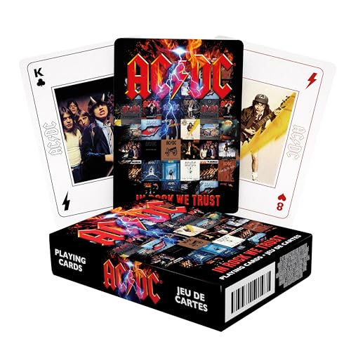 AQUARIUS AC/DC Spielkarten In Rock We Trust von AQUARIUS