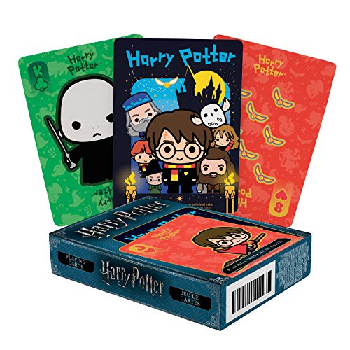 Aquarius 52525 Harry Potter Chibi Playing Cards Spielkarten, Mehrfarbig, Einheitsgröße von AQUARIUS