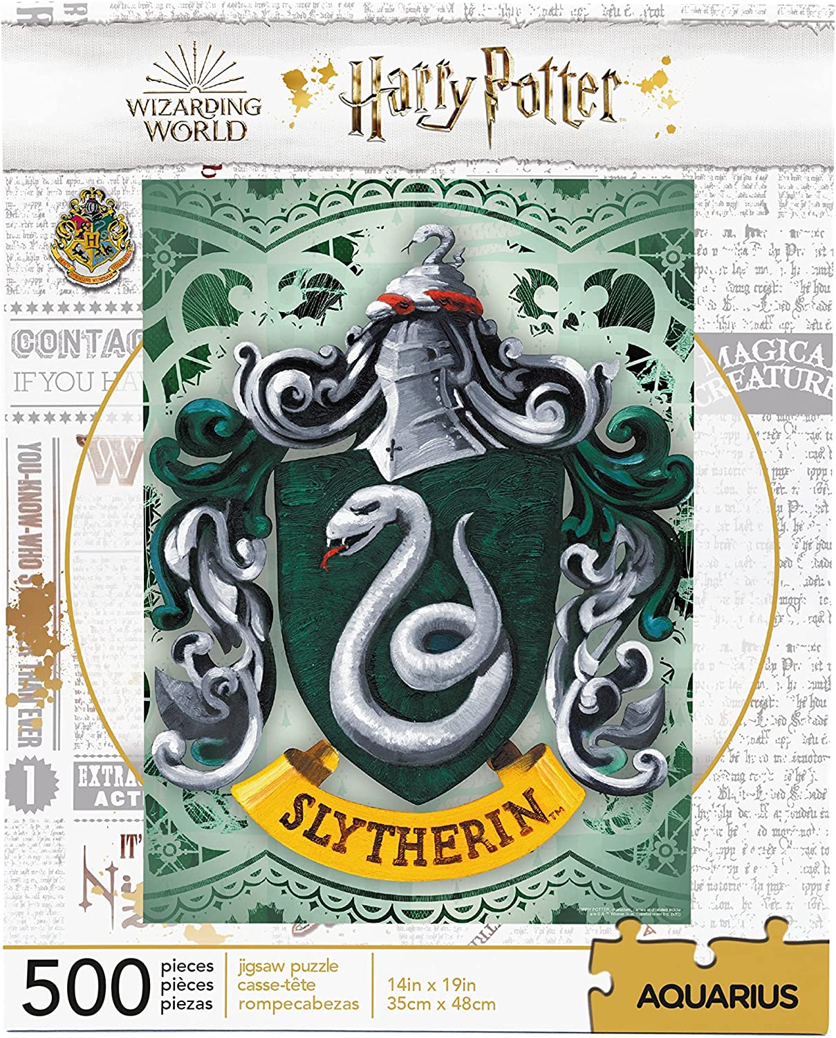 Aquarius Harry Potter - Slytherin 500 Teile Puzzle Aquarius-Puzzle-62177 von Aquarius