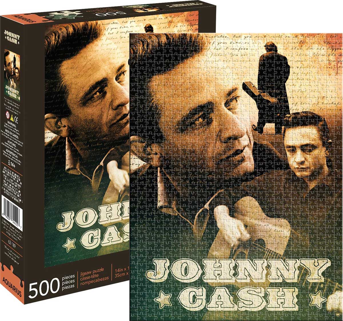 Aquarius Johnny Cash 500 Teile Puzzle Aquarius-Puzzle-62189 von Aquarius