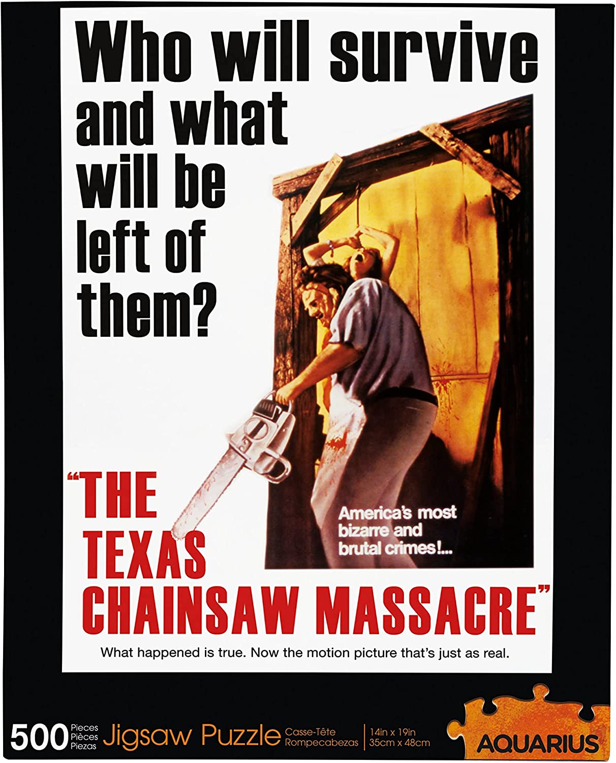 Aquarius Texas Chainsaw Massacre 500 Teile Puzzle Aquarius-Puzzle-62224 Aquarius Texas Chainsaw Massacre 500 Teile Puzzle Aquarius-Puzzle-62224 von Aquarius
