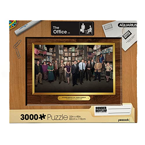 Aquarius The Office Puzzle (3000 Piece Jigsaw Puzzle) - Officially Licensed The Office Merchandise & Collectibles - Glare Free - Precision Fit - Virtually No Puzzle Dust - 32 x 45 Inches, 68524 von AQUARIUS
