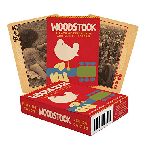 Aquarius Woodstock Spielkarten Deck von AQUARIUS