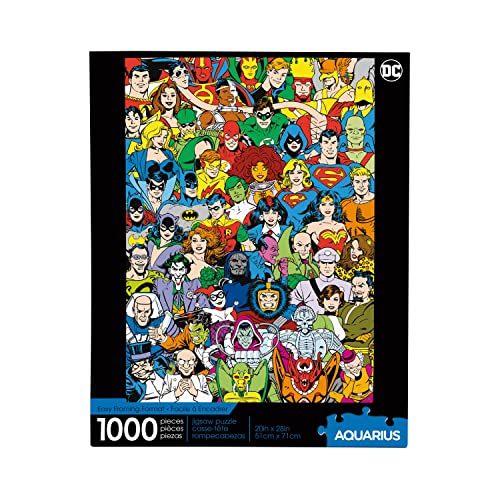 AQUARIUS 65378 DC Comics-Retro Cast 1000 Piece Jigsaw Puzzle von AQUARIUS