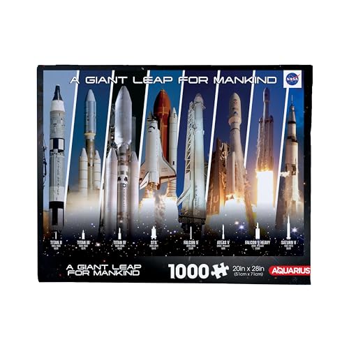 NASA Riesig Sprung Für Mankind Rakete 1000pc Puzzlespiel von AQUARIUS