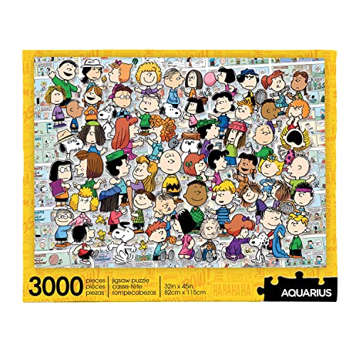 AQUARIUS Peanuts Cast Puzzle (3000 Piece Jigsaw Puzzle) - Officially Licensed Peanuts Merchandise & Collectibles - Glare Free - Precision Fit - Virtually No Puzzle Dust - 32 x 45 Inches von AQUARIUS