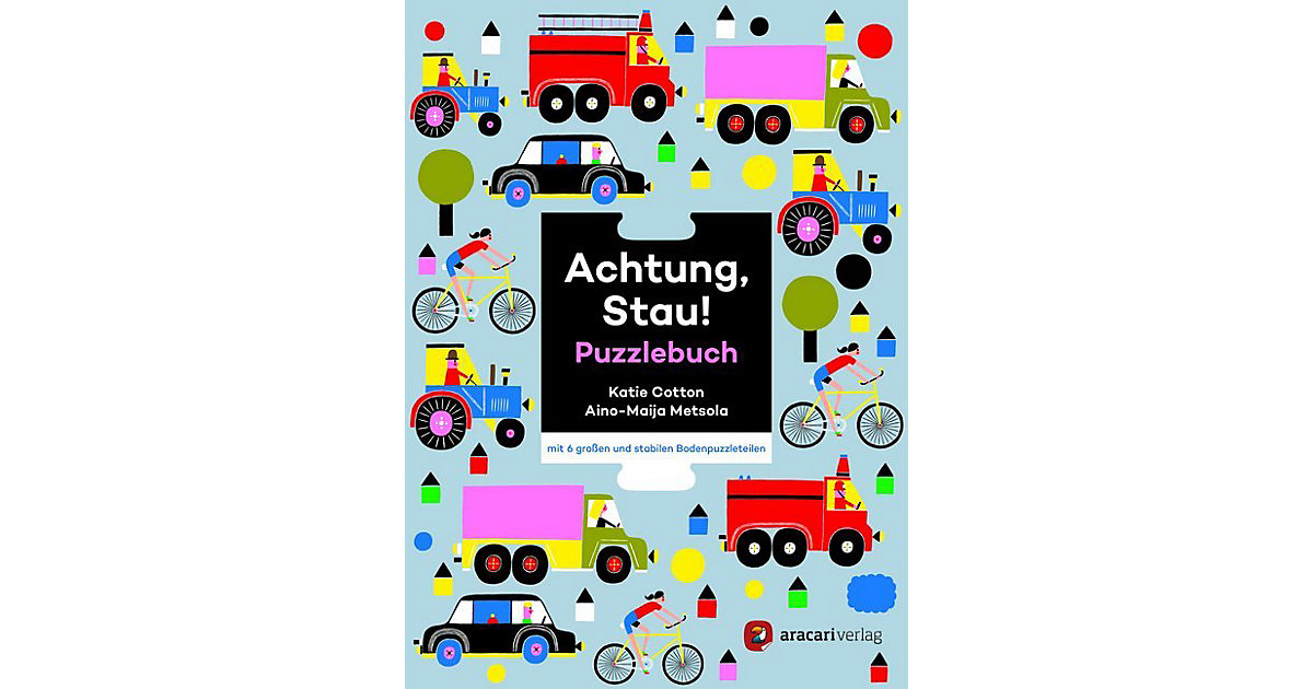 Buch - Achtung, Stau!, Puzzlebuch von Aracari Verlag