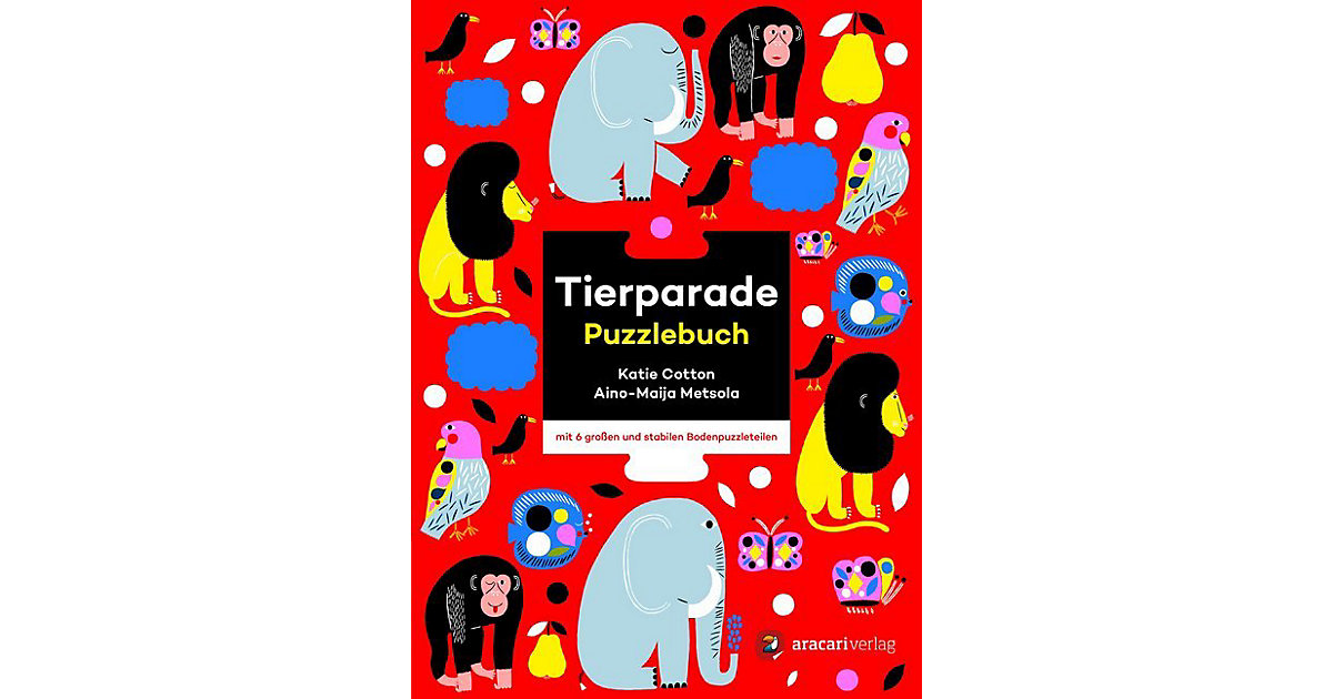 Buch - Tierparade, Puzzlebuch von Aracari Verlag